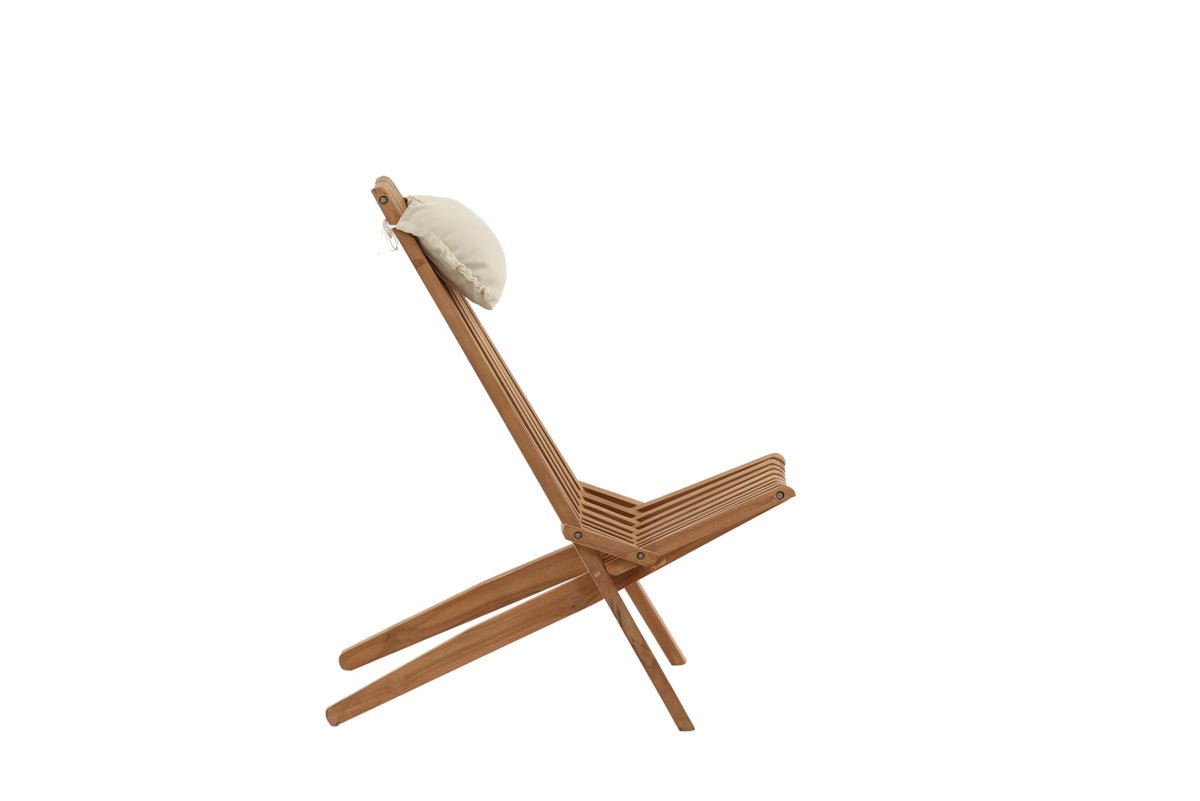 Tuinstoel Savanna - van teakhout in natuurlijke look