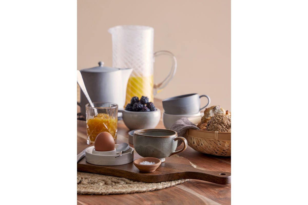 Krug Aino – mondgeblazen glas in wit