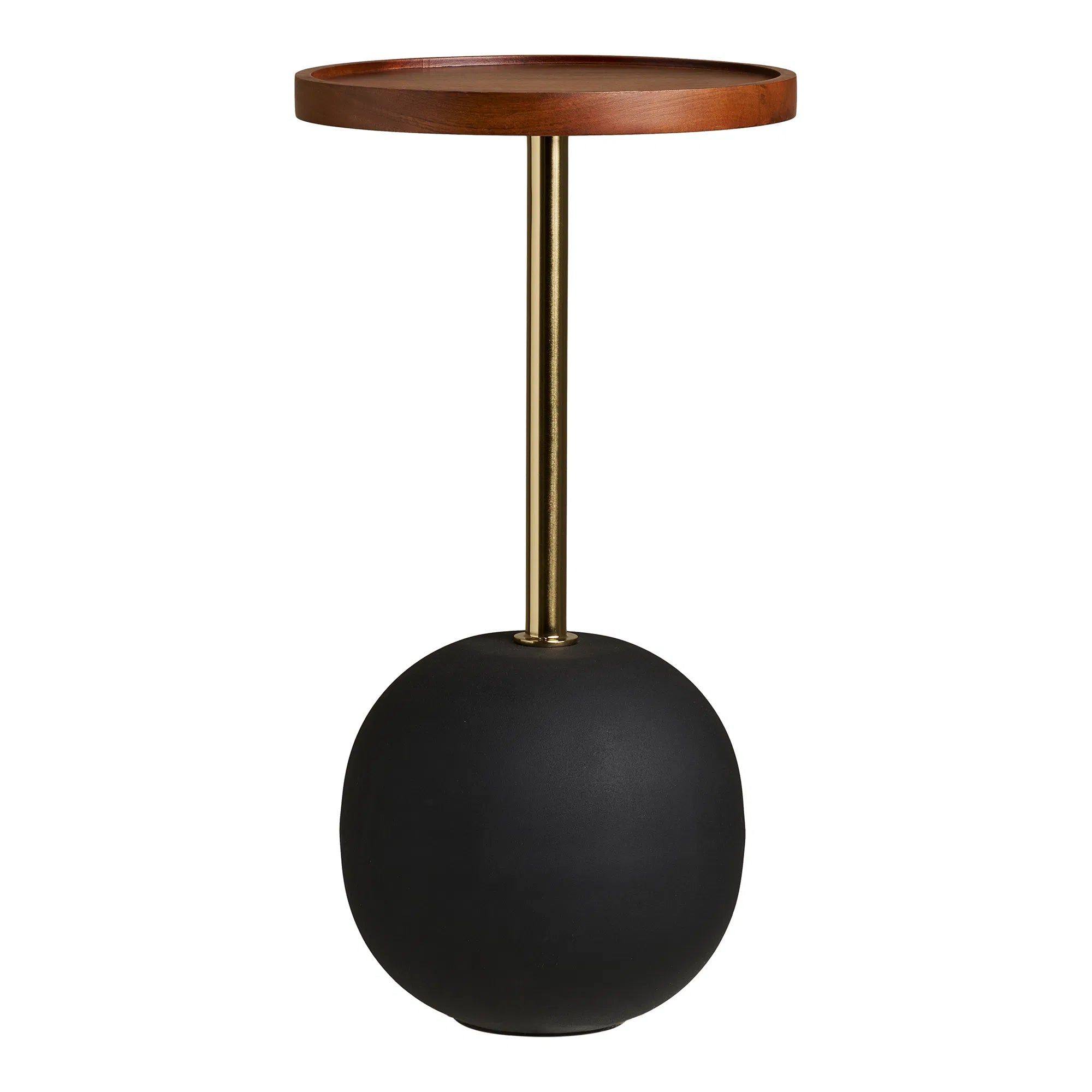 Bijzettafel Selviona – Van staal met mangohout