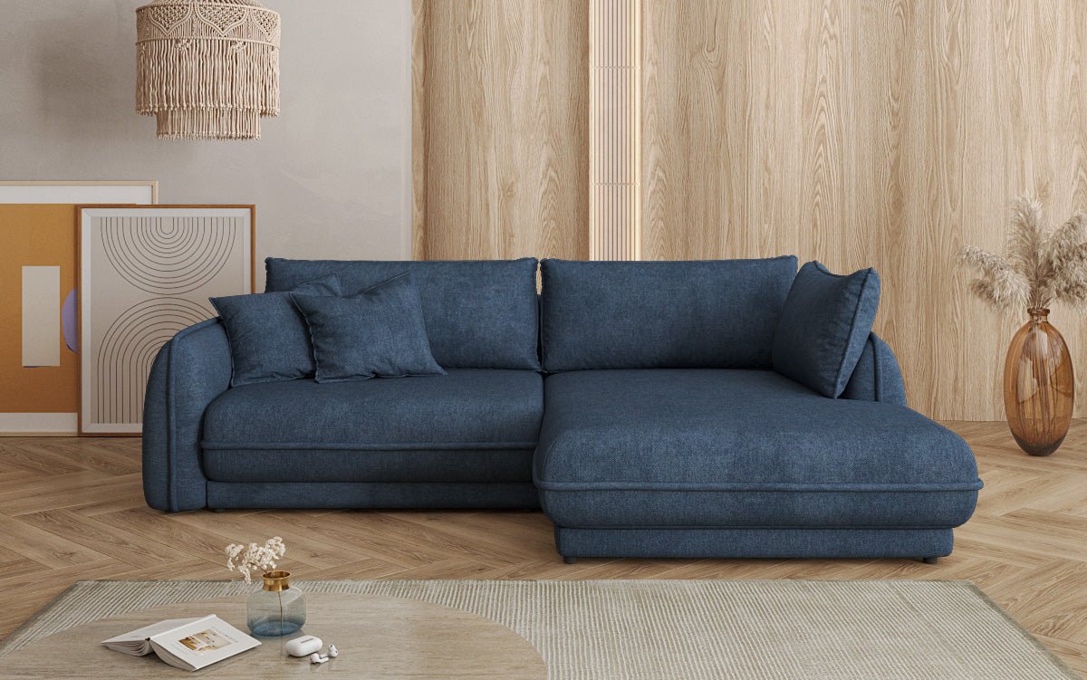 Designer Sofa Mojave II Stof met slaapfunctie en opbergruimte