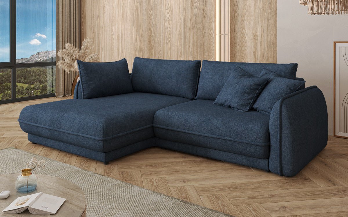 Designer Sofa Mojave II Stof met slaapfunctie en opbergruimte