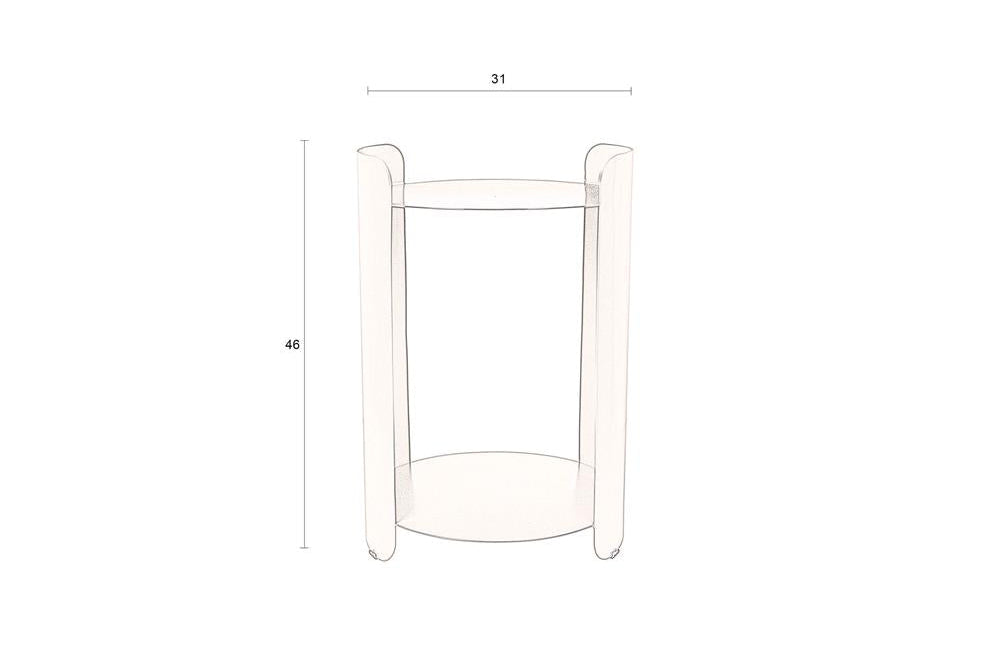 Bijzettafel Selvian – van Metaal