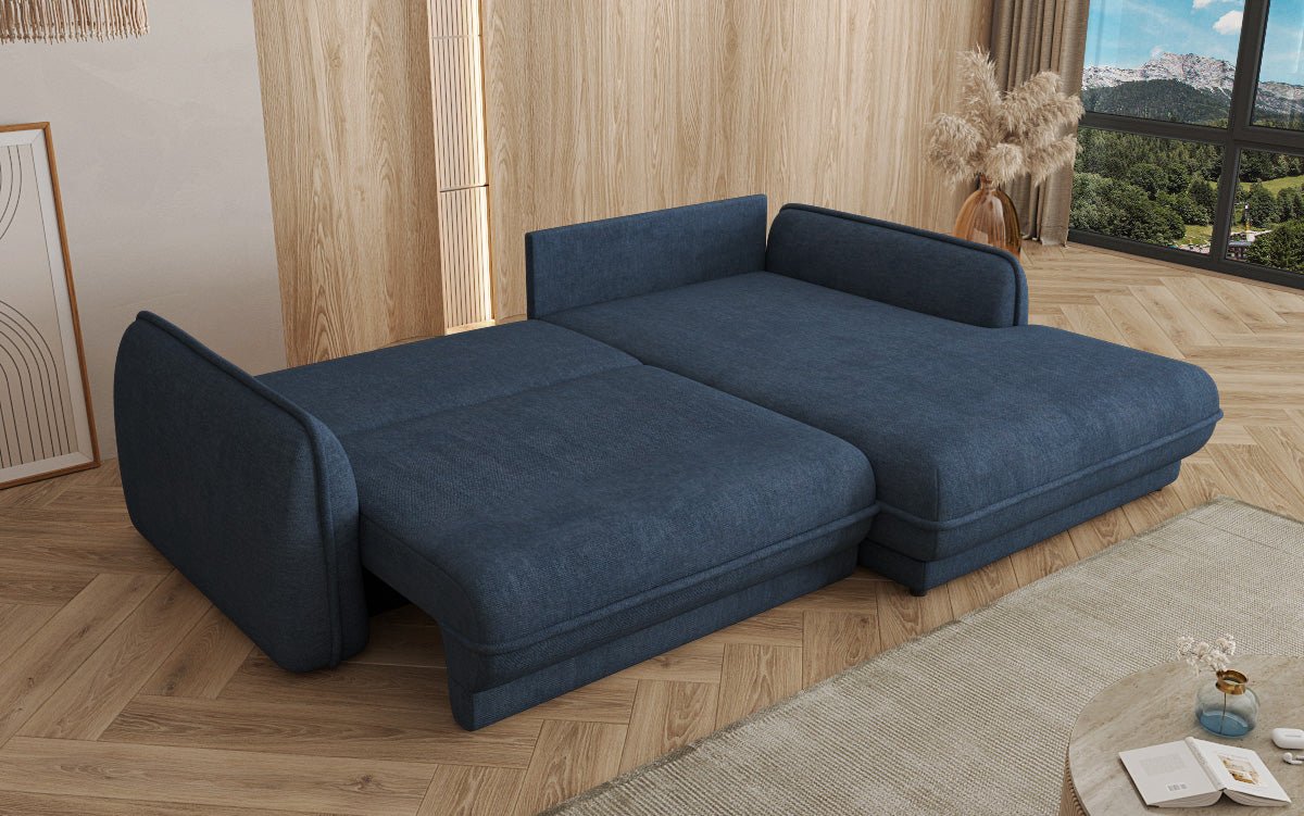 Designer Sofa Mojave II Stof met slaapfunctie en opbergruimte
