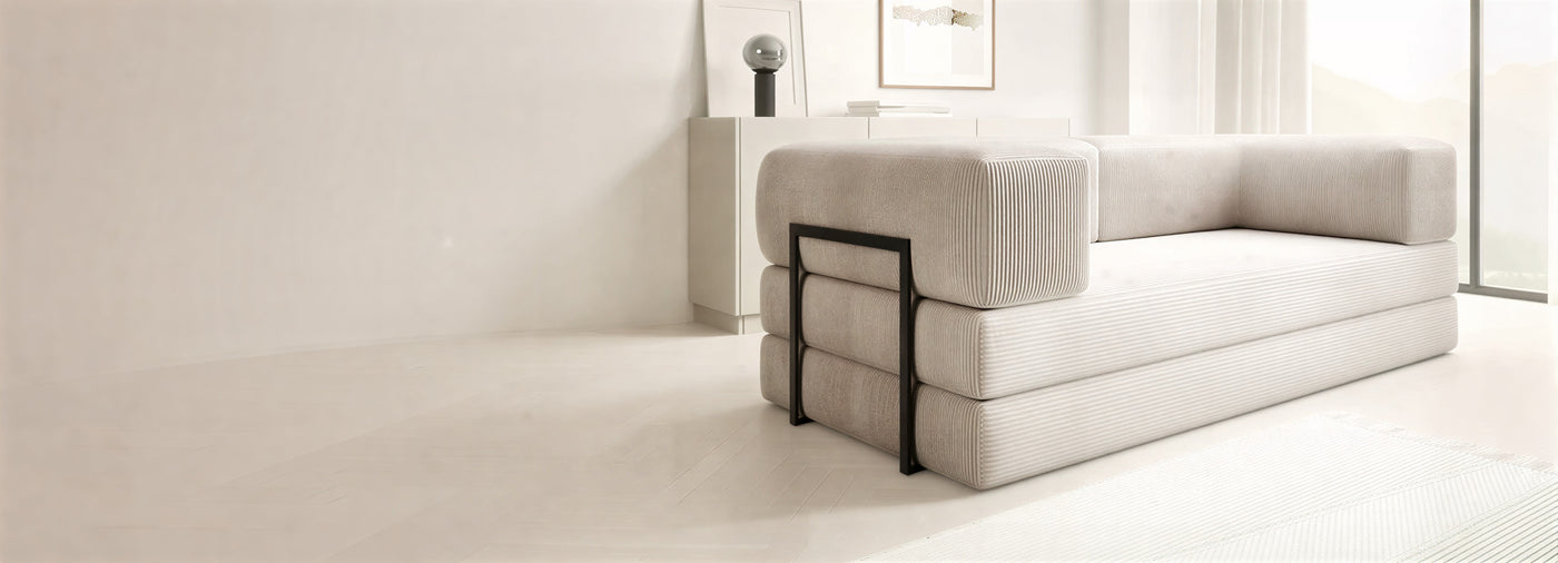 Luxe slaapkamer met op maat gemaakt bed