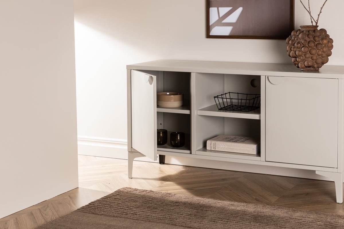 Designer TV-Lowboard Aureon – Modern design in Beige oder Zwart