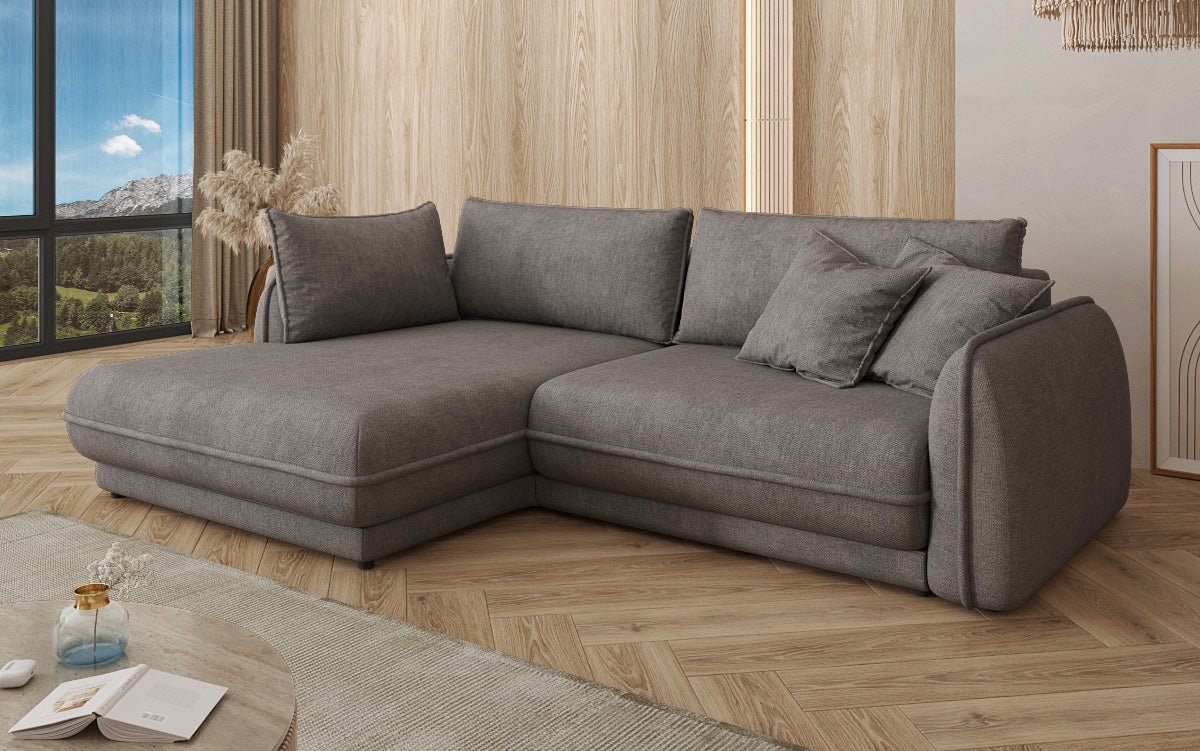 Designer Sofa Mojave II Stof met slaapfunctie en opbergruimte