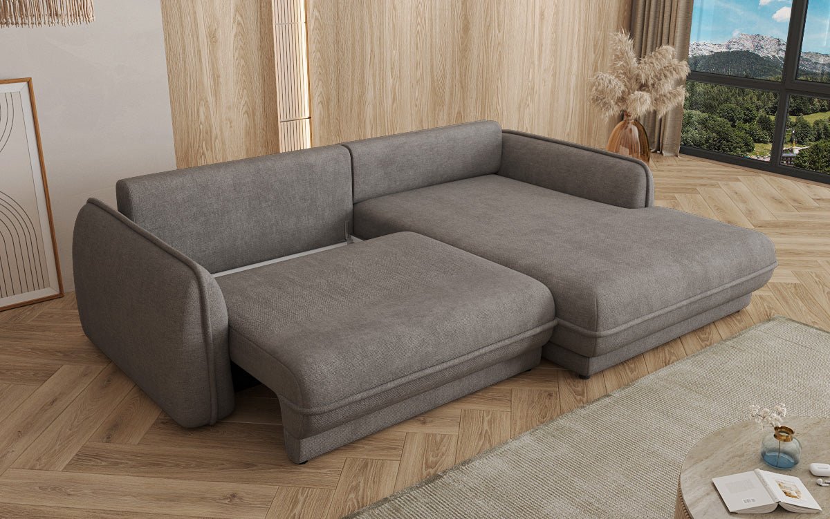 Designer Sofa Mojave II Stof met slaapfunctie en opbergruimte