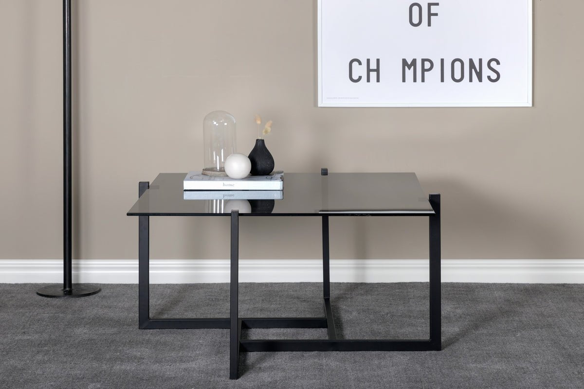 Salontafel Donna - met glazen tafelblad