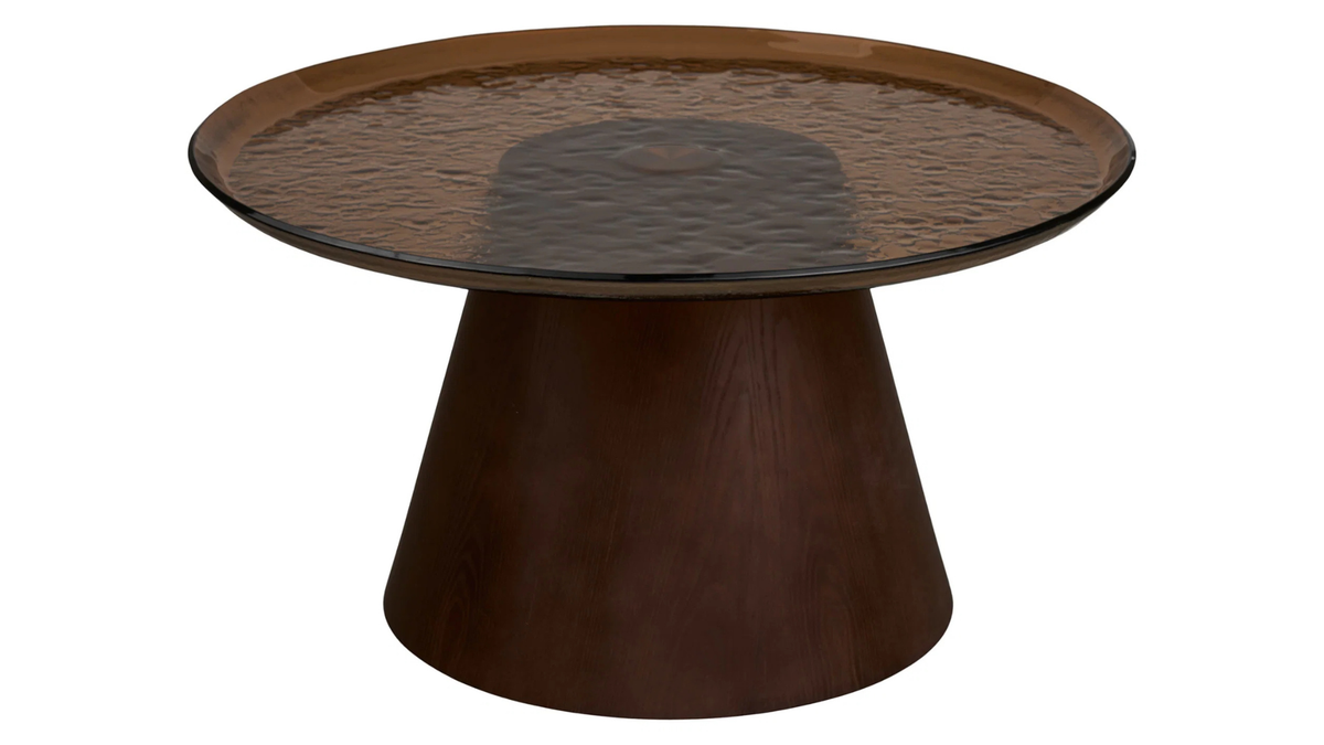 Salontafel Oliviera - met een tafelblad van glas