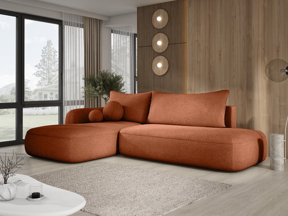 Designer Sofa Babu Bouclé met slaap- en klapfunctie