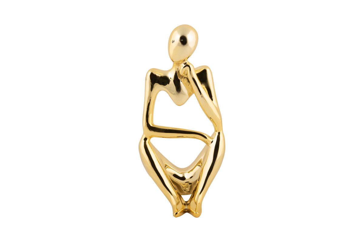 Beeldhouwwerk „Aureon“ – Polyresin met glanzend oppervlak