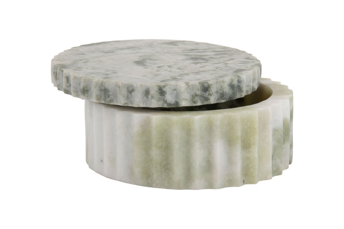 Kom Meliora – vervaardigd uit marmer – met deksel