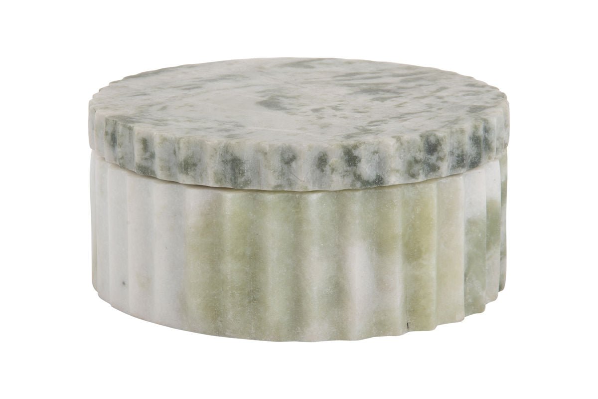 Kom Meliora – vervaardigd uit marmer – met deksel