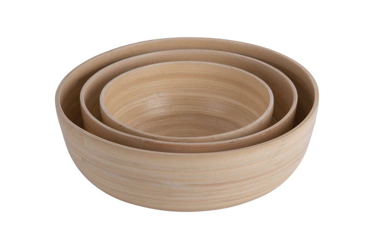 Schaal Rosélis – gemaakt van bamboe (set van 3)