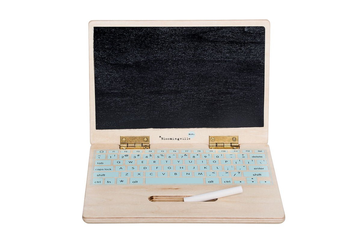 Kinder speelgoedcomputer Elani – creatief houten speelgoed met schoolbord