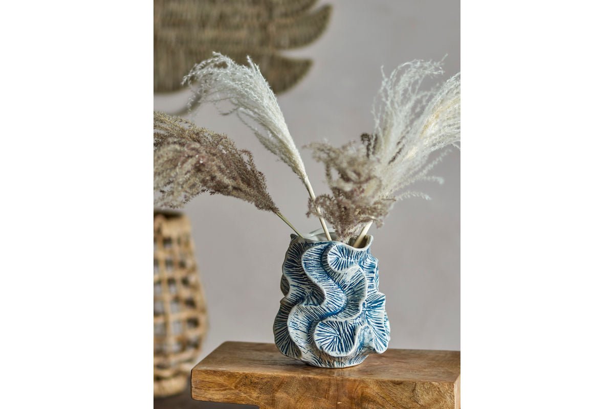 Vaas „Calira“ – Blau aardewerk