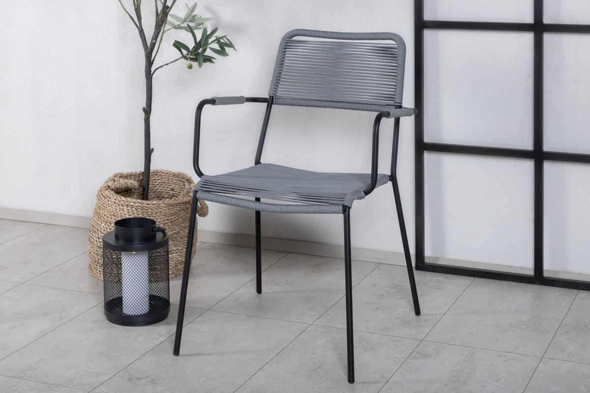 2er Set - Gartenstuhl Marla aus Metall/Polyester