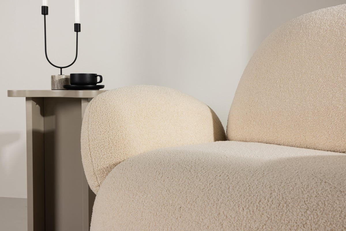 Fauteuil Salzburg - met beige chenille bekleding