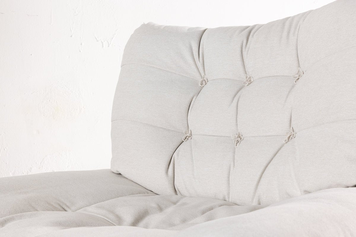 Fauteuil Florenz - met crèmewit polyesterbekleding