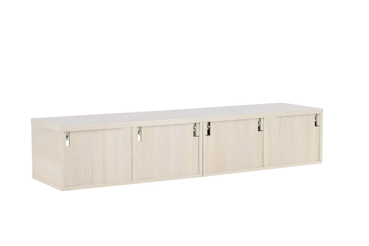 TV-Lowboard Skagen Whitewash – Licht Scandinavisch Ontwerp
