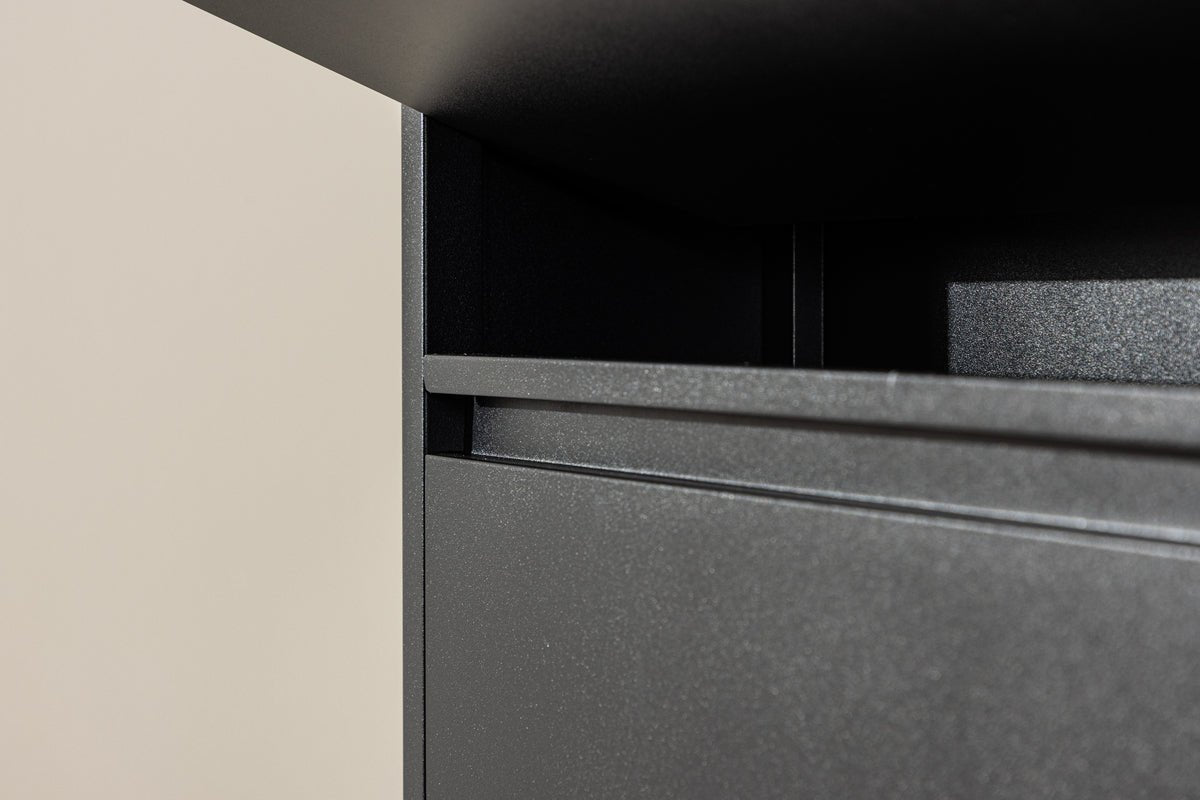 Schoenenrek Nuvio – Zwart, Modern Minimalistisch