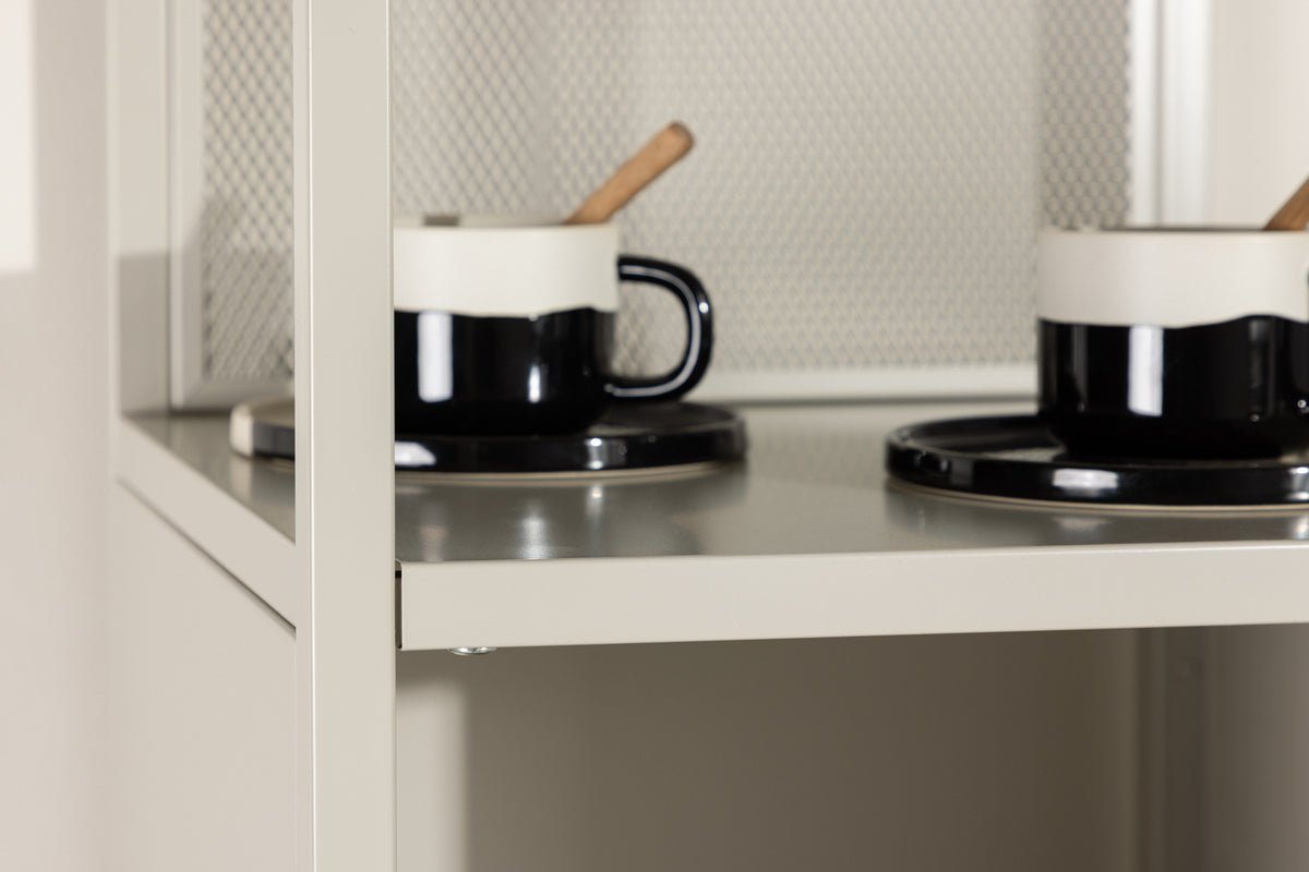 Regal Buenos Aires – hoog staand rek in Beige met 4 vakken