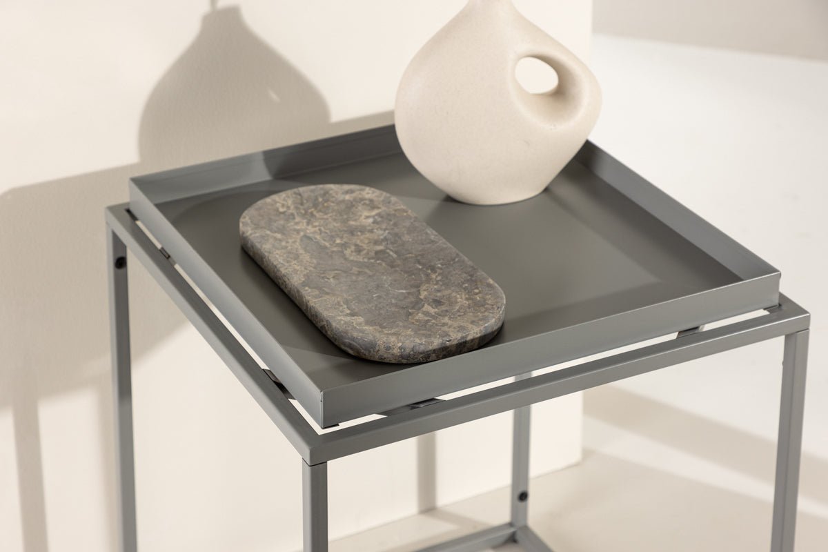 Bijzettafel Mars – stijlvol in Donkergrijs & Zwart