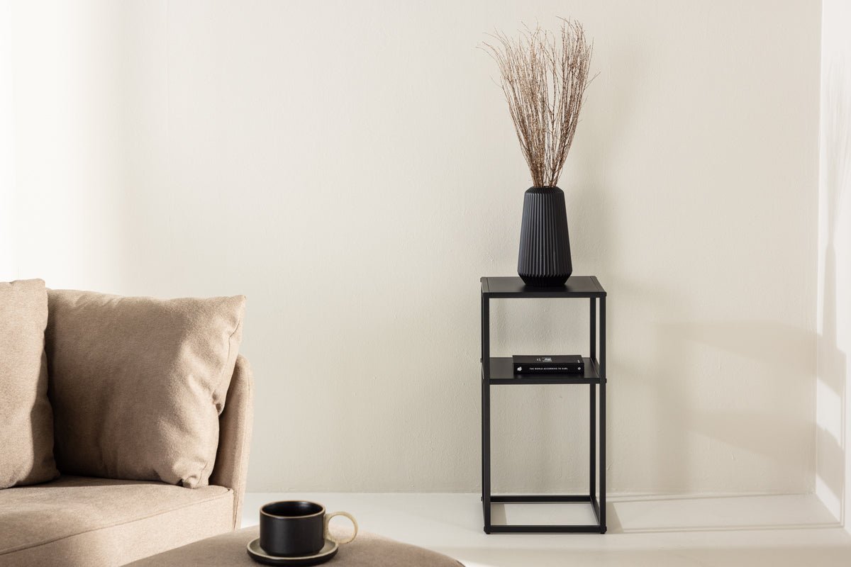 Bijzettafel Lara – stijlvol design van zwart staal