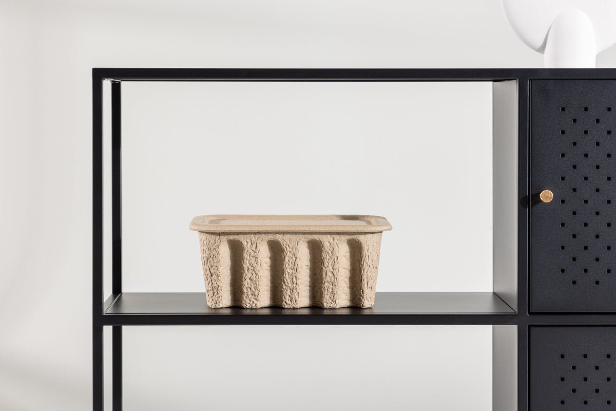 Kommode Varino – Zwart, minimal industrieel met functionele elegantie