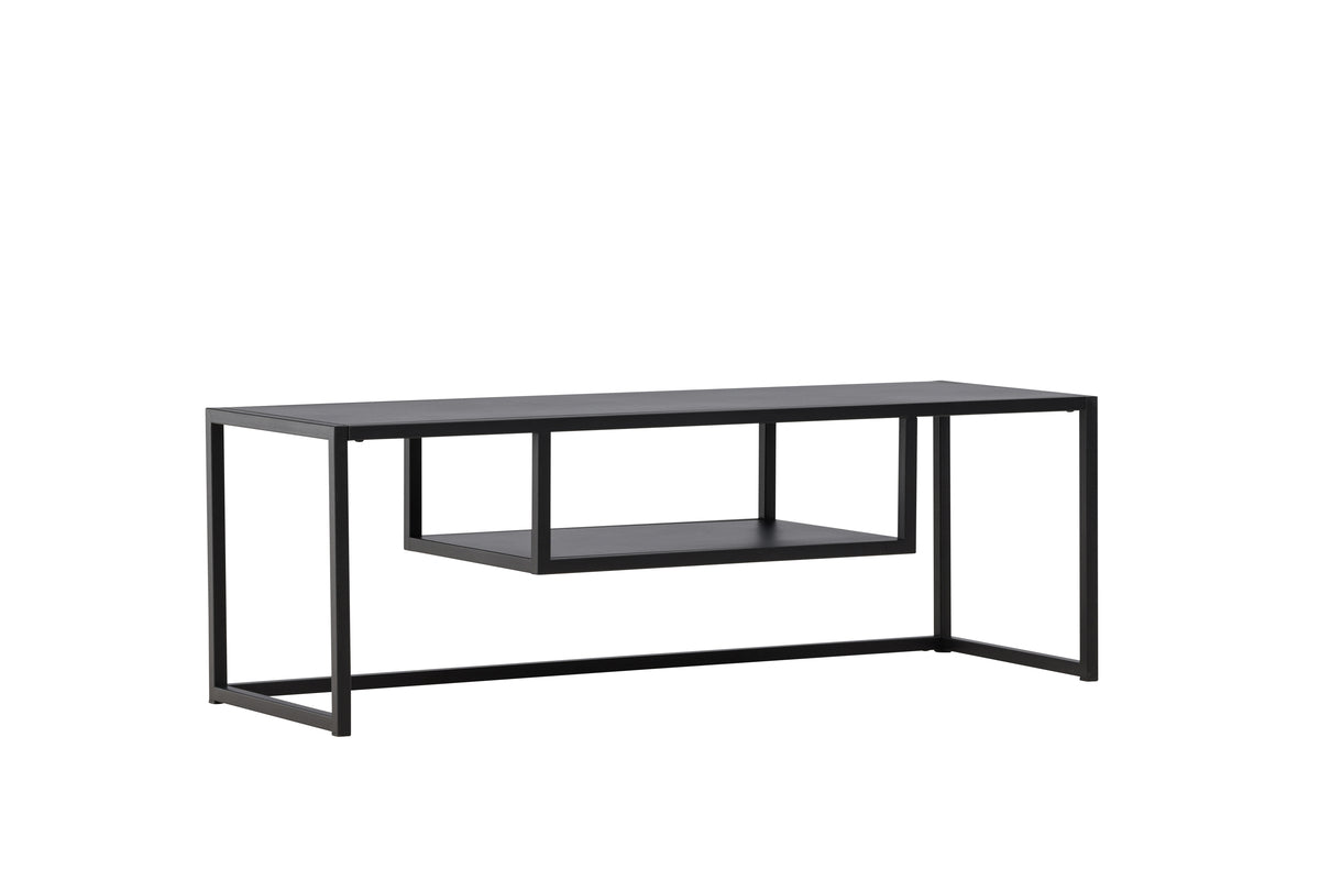 Designer TV-Lowboard Arvigo – Beige/Zwart, mat, van staal