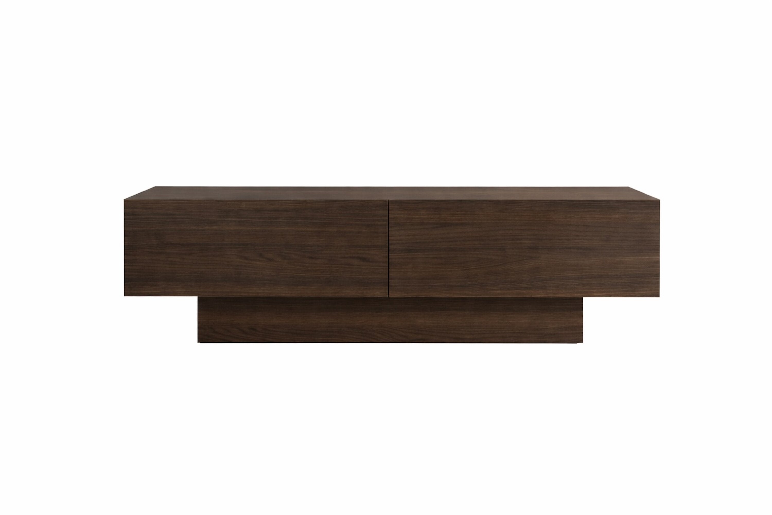 Lowboard Darion - in Mocca voor tv, consoles en accessoires