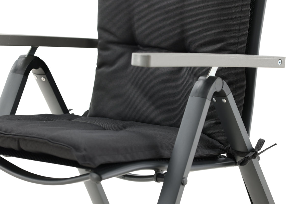 6-delige set - Tuinstoelkussens Siena van polyester in 4 kleuren