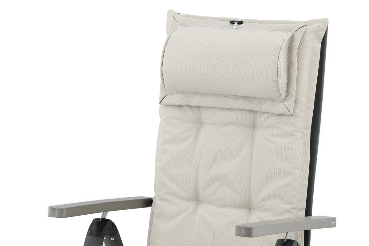 6-delige set - Tuinstoelkussens Siena van polyester in 4 kleuren