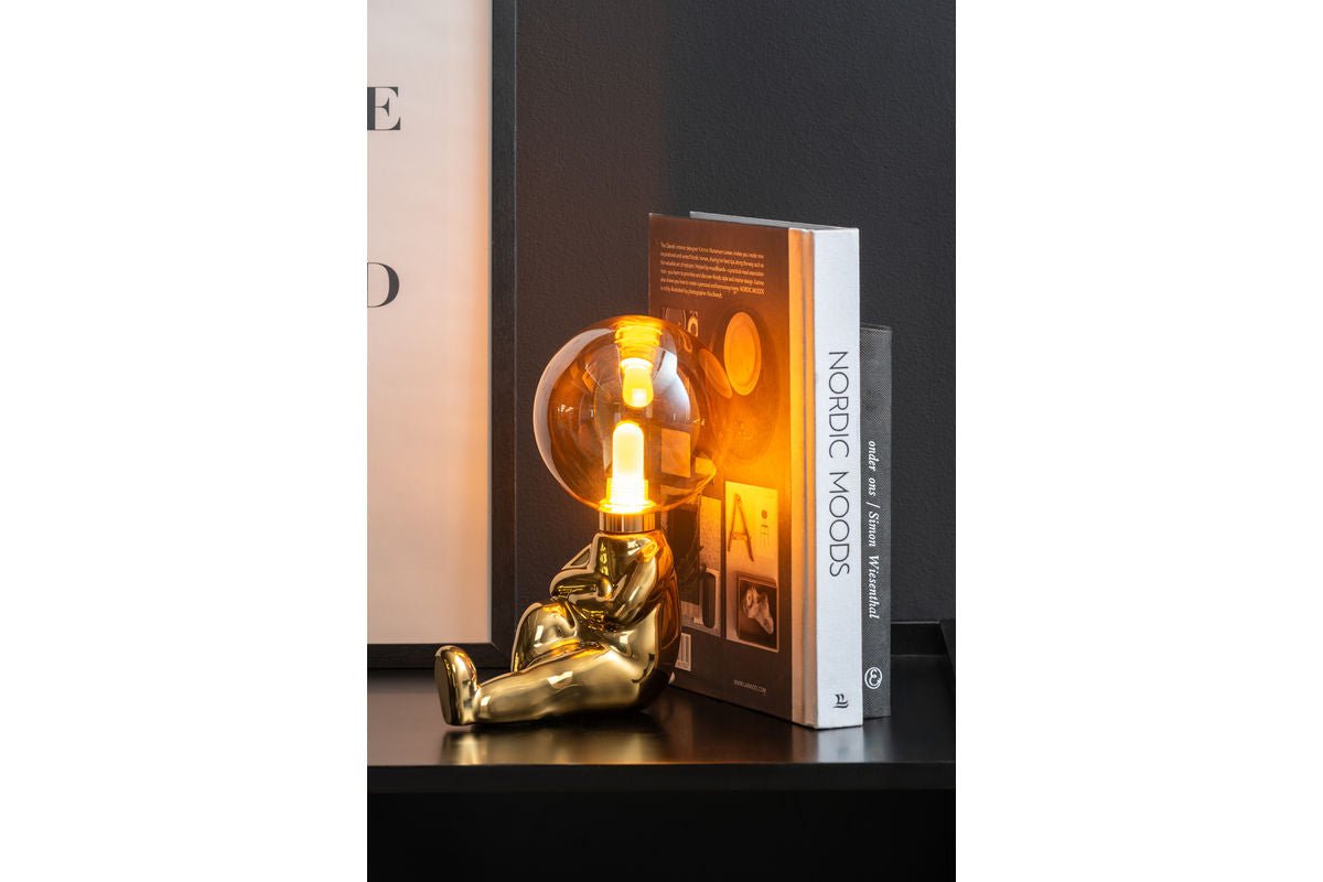Tafellamp Antman (zittend) - Designlamp hoogglans gecoat met LED