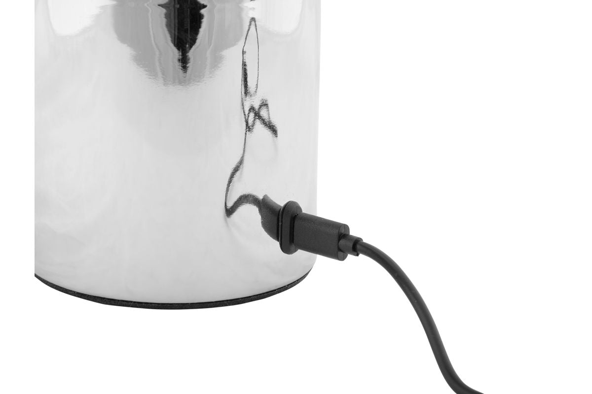 Tafellamp Eldra - in chroom met LED