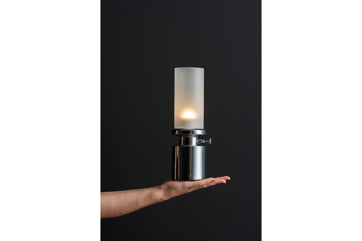 Tafellamp Eldra - in chroom met LED