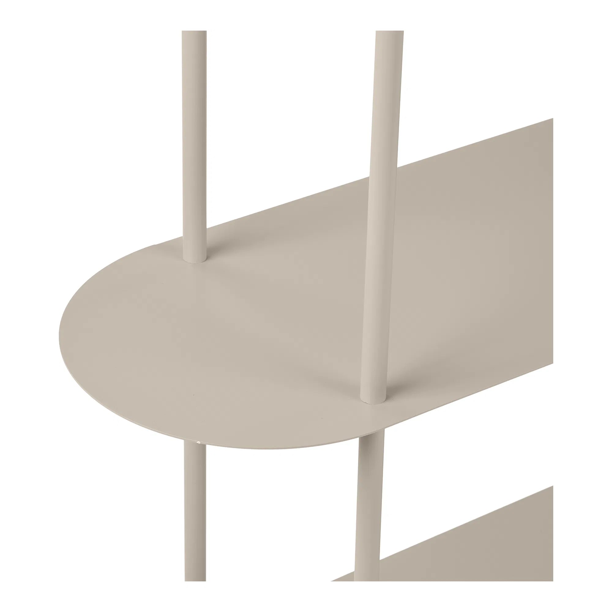 Staand rek Velsira – van Metaal in zandkleur