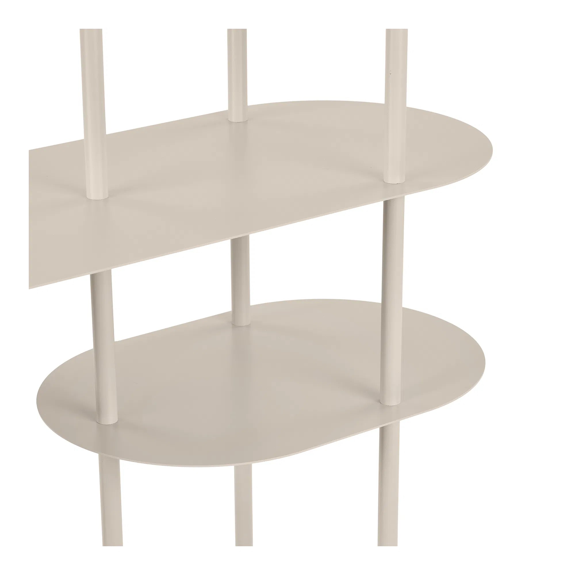 Staand rek Velsira – van Metaal in zandkleur