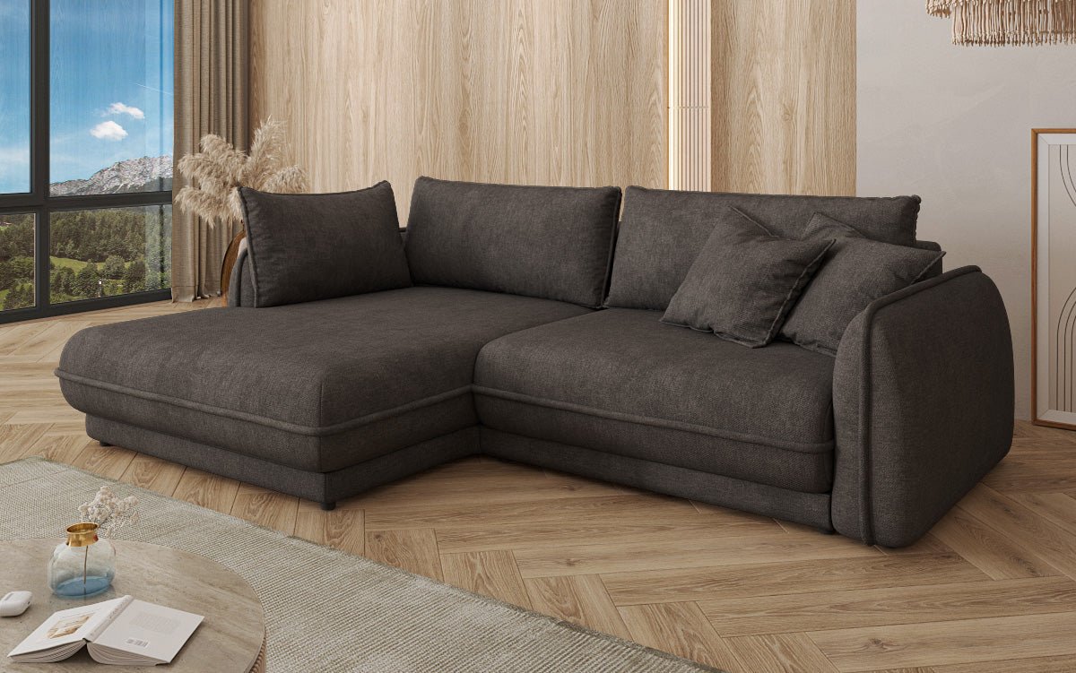 Designer Sofa Mojave II Stof met slaapfunctie en opbergruimte