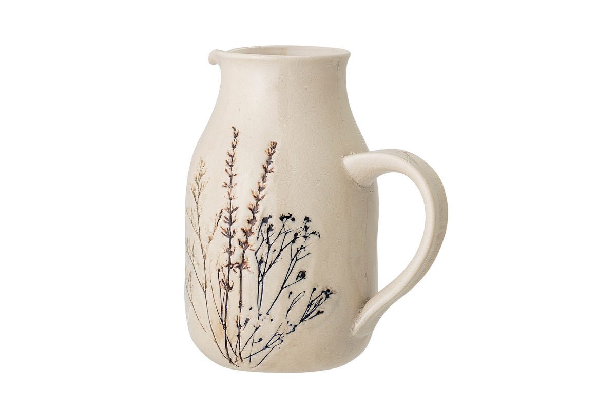 Krug Elva – met de hand beschilderd aardewerk met bloemenmotief