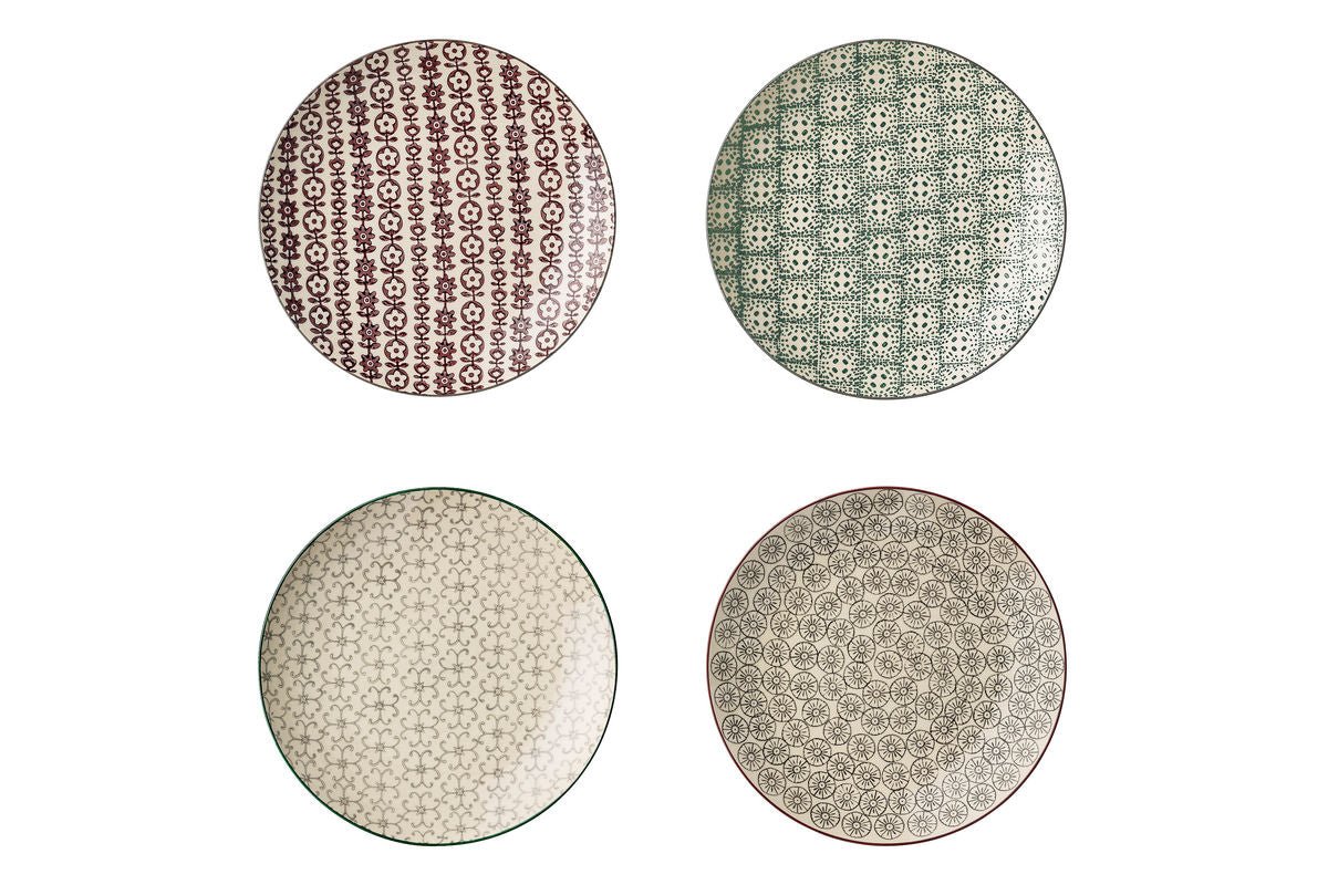 Teller Mako - gemaakt van steengoed / set van 4