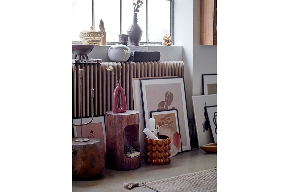 Vaas "Ohma" - van gespoten gekleurd glas