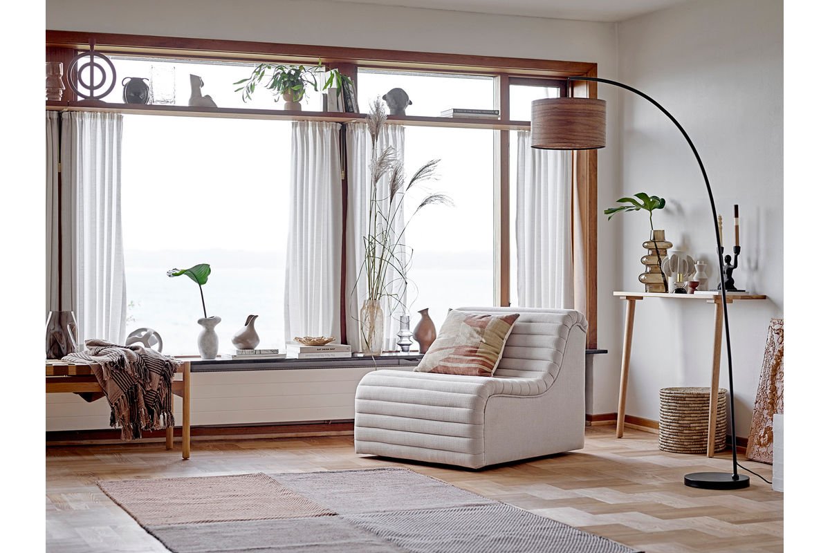 Vaas "Spiruli" - bruine glazen vaas