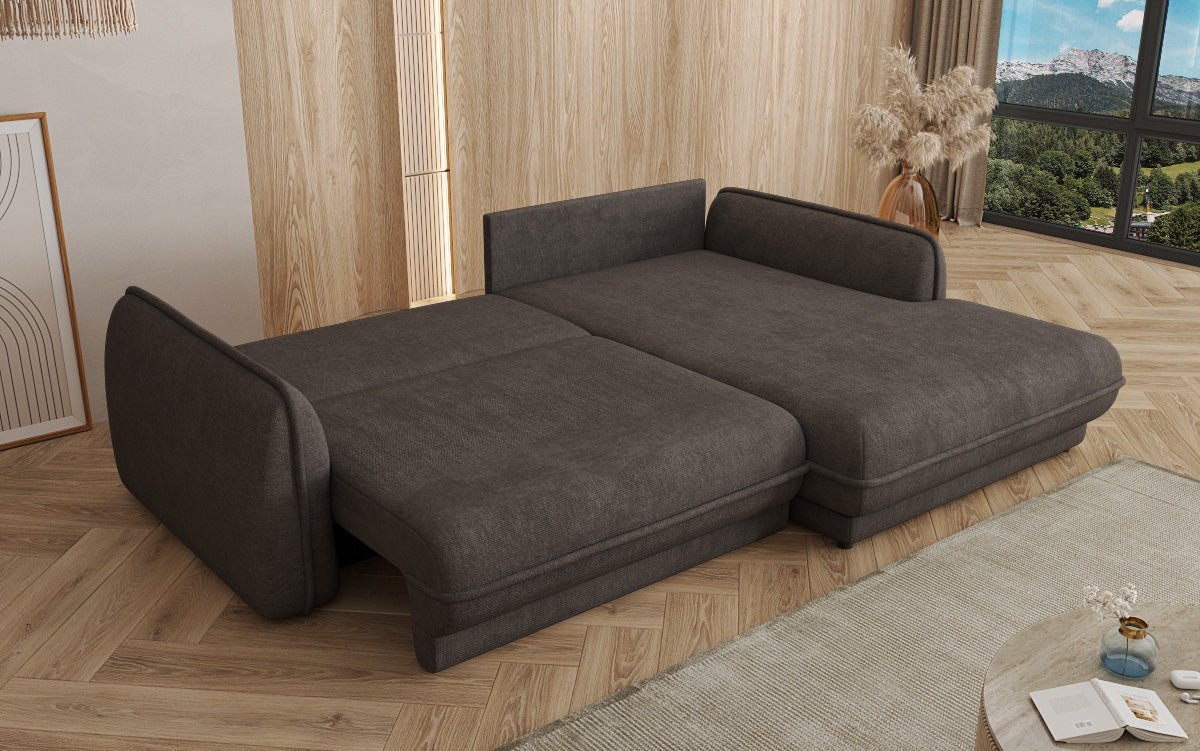 Designer Sofa Mojave II Stof met slaapfunctie en opbergruimte