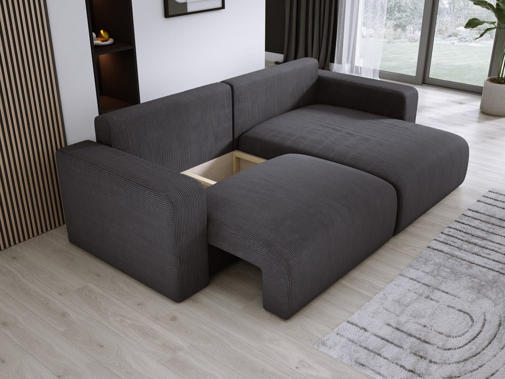 Designerbank Carl Ribstof met slaap- en klapfunctie