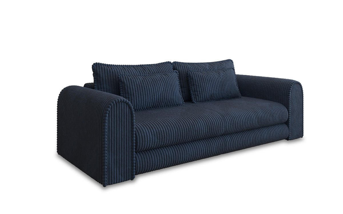 Designbank Lil Buddy 3-zits met slaapfunctie en opbergruimte in breedcorduroy
