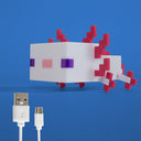 Minecraft led-tafellamp Axolotl – met accu & USB-C