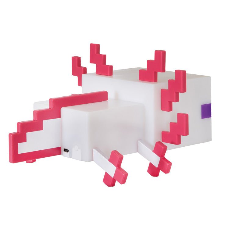 Minecraft LED-tafellamp „Axolotl“ – met accu & USB-C