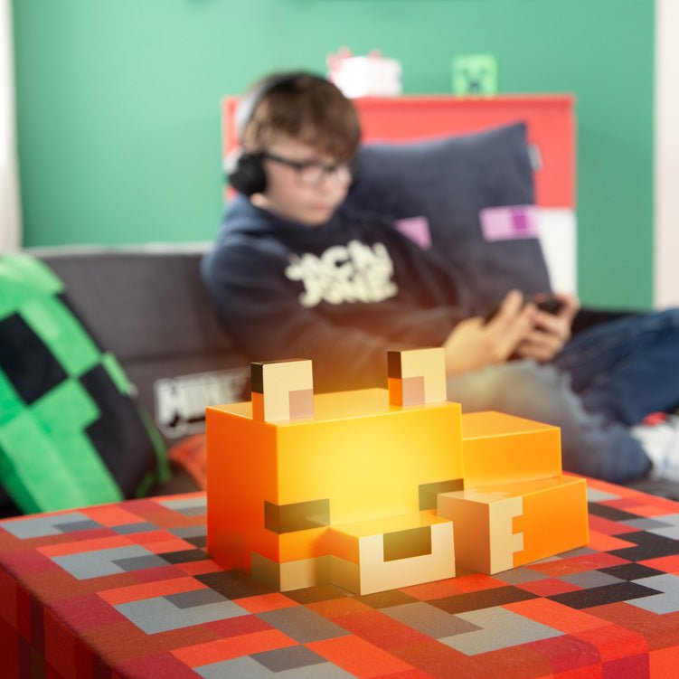 Minecraft LED-tafellamp "Fuchsbaby" – met accu & USB-C