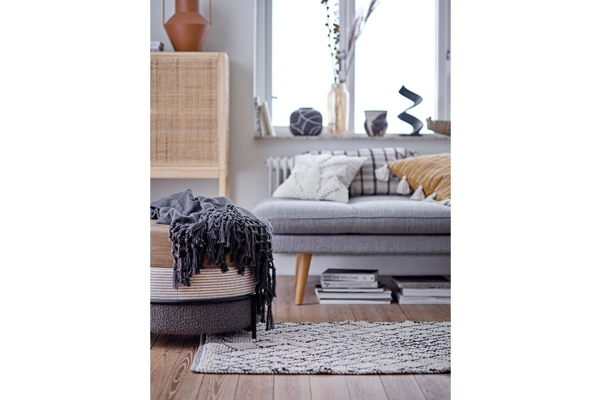 Deko-bloempot Arosa – Handgemaakt design in Zwart